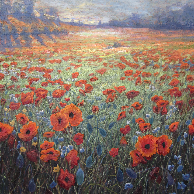 Poppies Field Painting